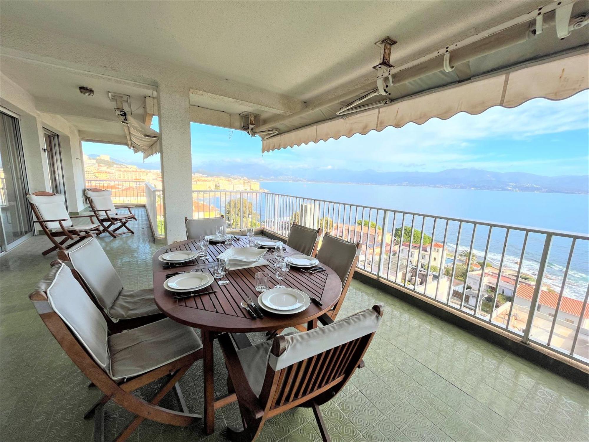 Appartement Vue Mer Carmino Ajaccio Ajaccio  Zewnętrze zdjęcie